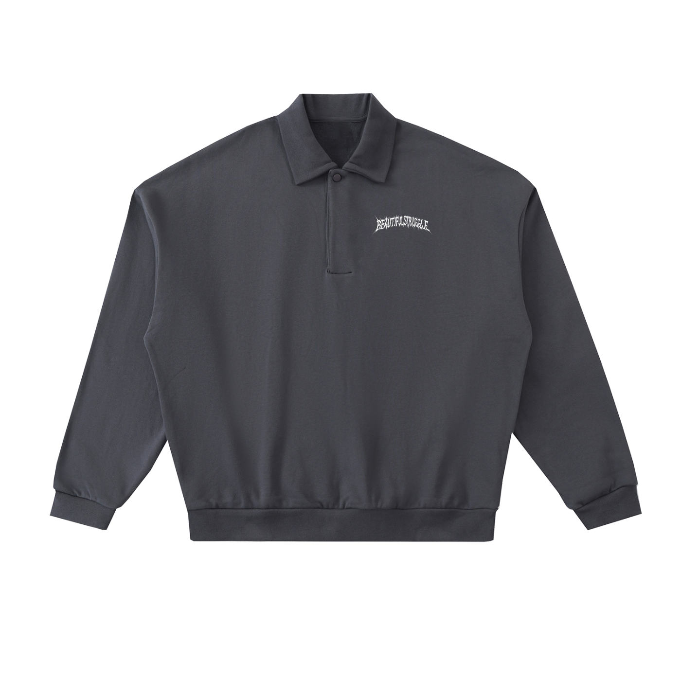Heavyweight Fleece Polo Sweatshirt